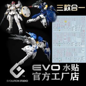 RG Tallgeese  I/II/III 1/144 EVO Water Decal