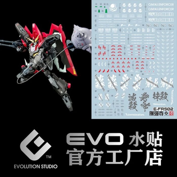 FULL MECHANICS 1/100 RAIDER GUNDAM EVO Water Decal