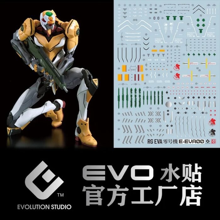 RG ARTIFICIAL HUMAN EVANGELION UNIT-00 EVO Water Decal