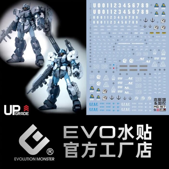 MG 1/100 RGM-96X JESTA/JESTA CANNON EVO Water Decal