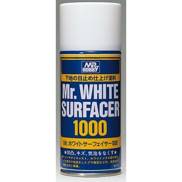 Mr Surfacer Spray 1000 White B-511