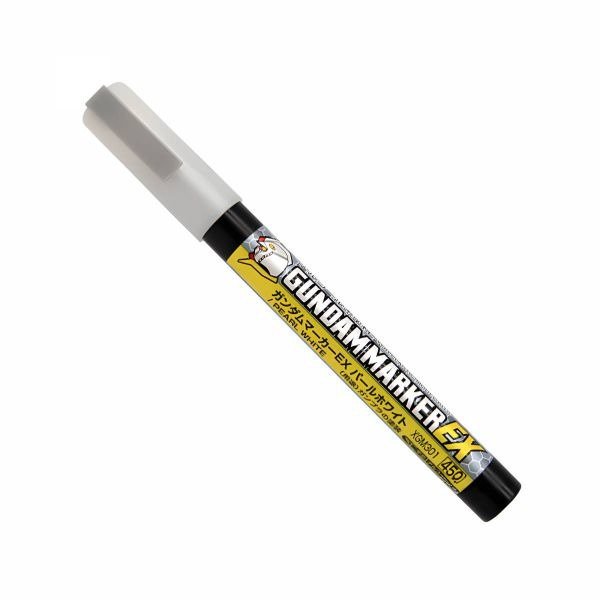 Gundam Marker EX XGM-301 Pearl White (Angled Flat Edge Tip / Alcohol Based Paint)