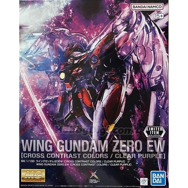 MG 1/100 Wing Gundam Zero EW Cross Contrast Colors / Clear Purple