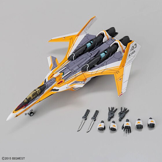 HG 1/100 VF-31E SIEGFRIED CHUCK MUSTANG USE Deluxe Set - Image 8