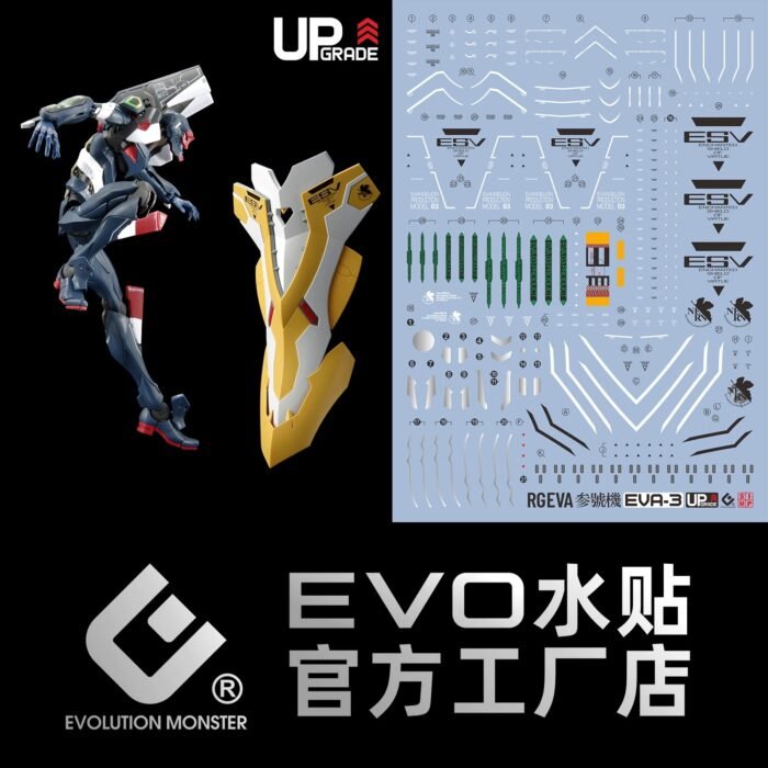 RG ARTIFICIAL HUMAN EVANGELION UNIT-03 EVO Water Decal