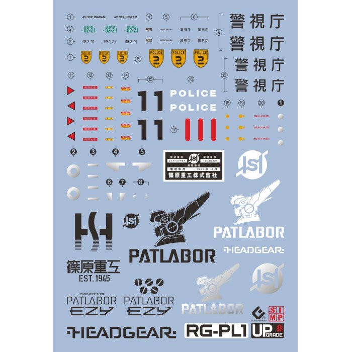 Alternative view of RG 1/144 AV-98Pluse EVO Water Decal