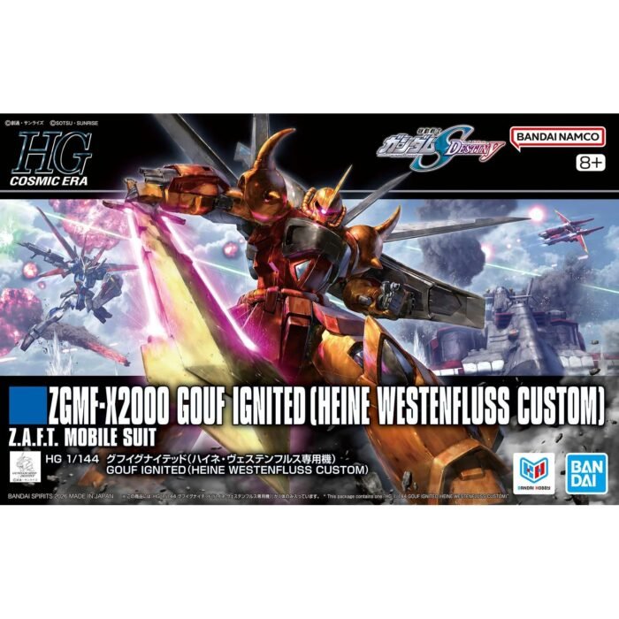 HG 1/144 GOUF IGNITED HEINE WESTENFLUSS CUSTOM