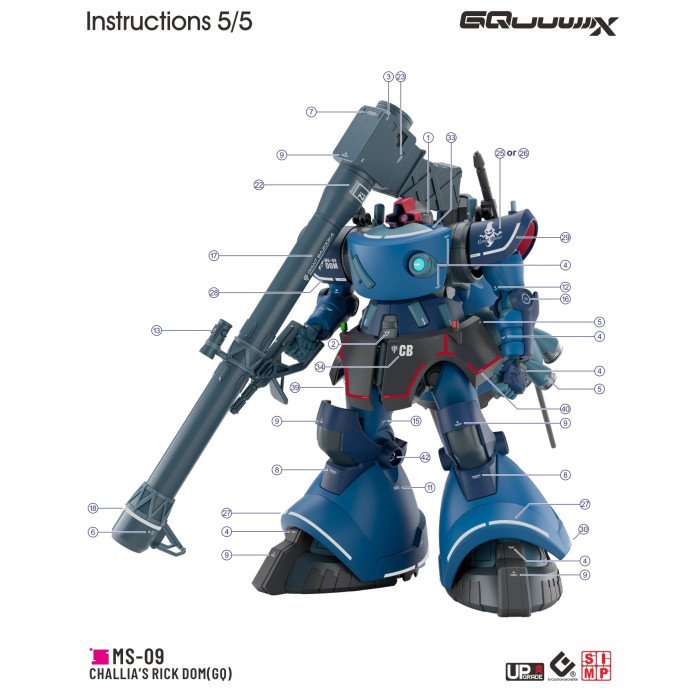 RG 1/144 GQ DOM Water Decal - Image 3