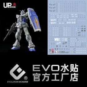 RG 1/144 GUNDAM RX-78-3 G-3 Gundam Ver 2.0 EVO Water Decal