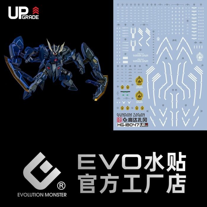 HG 1/144 GUNDAM ZAGAN EVO Water Decal