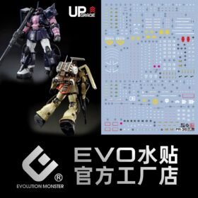 RG 1/144 ZAKU BLACK TRI STARTS/MINELAYER EVO Water Decal